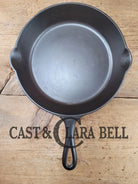 Gorgeous!! Very Early 1910’S Griswold #7 Skillet With Heat Ring And Large Slant Logo ’Erie ’ 701