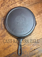 Gorgeous!! Very early 1910’s Griswold #7 Skillet with Heat Ring and Large Slant Logo ’Erie,’ 701 A Skillet