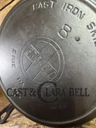 Gorgeous!! Very early 1910’s Griswold #8 Skillet with Heat Ring and Large Slant Logo ’Erie PA USA,’ 701 Skillet