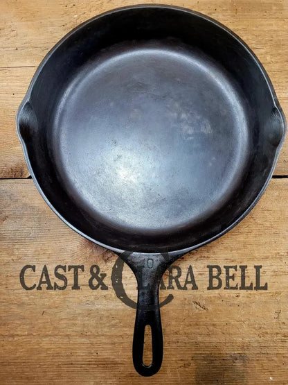 Great All Around Pan! 1930’S Big Wagner #10 Skillet 11 3/4 Inch Skillet Made In Usa. Unmarked