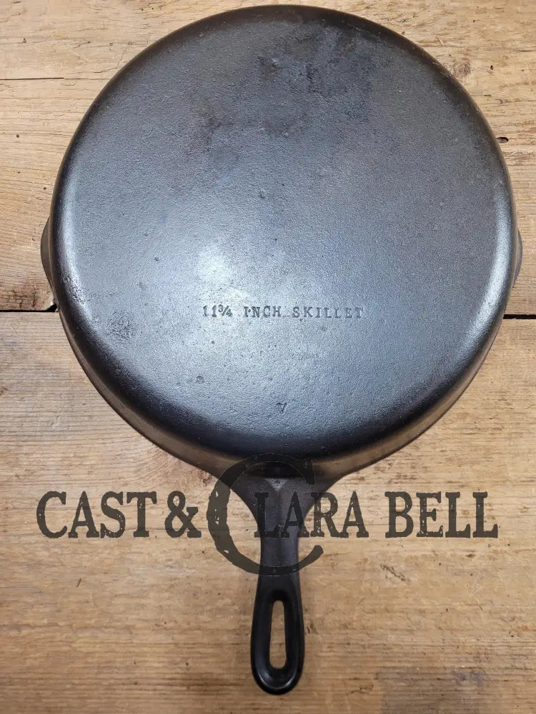 Great All Around Pan! 1930’S Big Wagner #10 Skillet 11 3/4 Inch Skillet Made In Usa. Unmarked