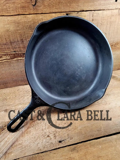 Great All Around Pan! 1930’S Big Wagner #10 Skillet 11 3/4 Inch Skillet Made In Usa. Unmarked