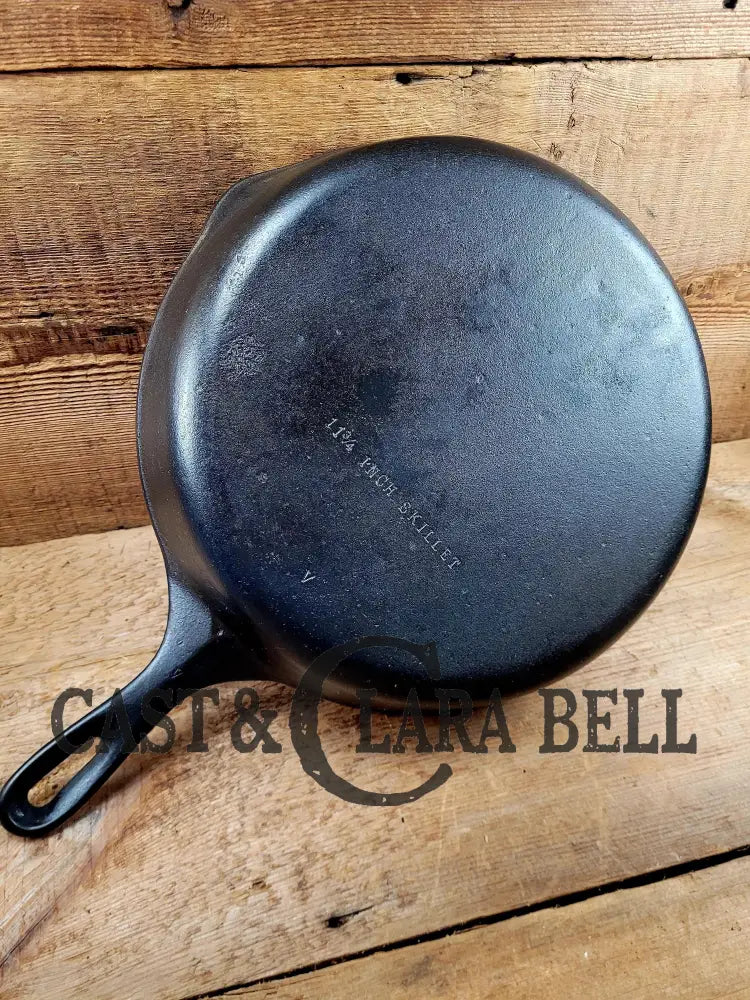 Great All Around Pan! 1930’S Big Wagner #10 Skillet 11 3/4 Inch Skillet Made In Usa. Unmarked