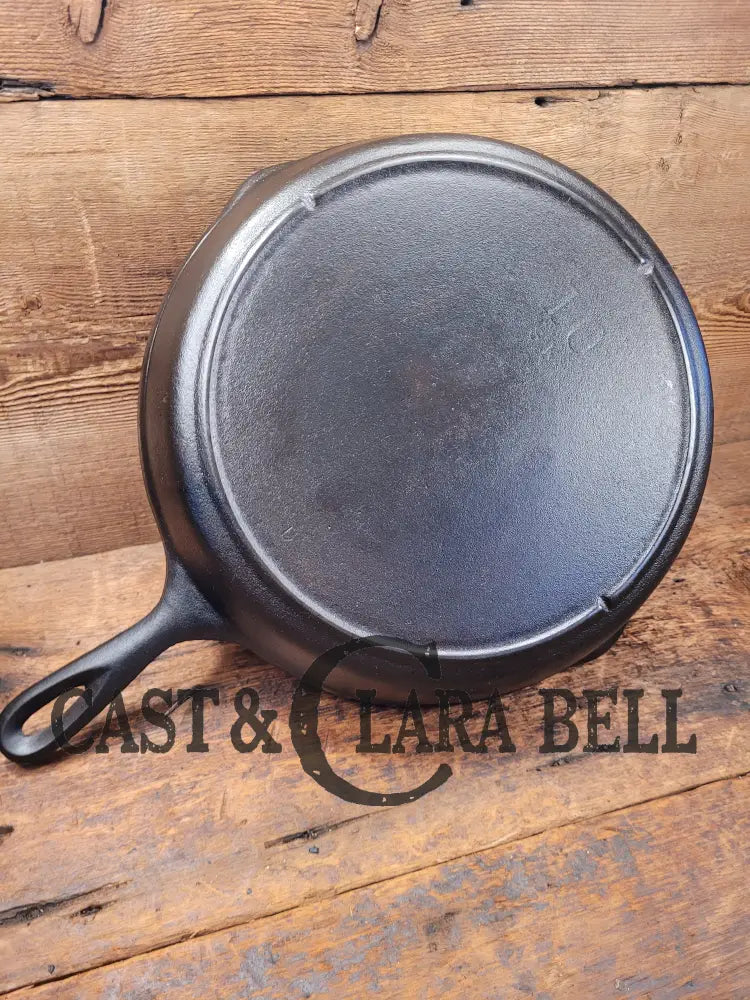 Great Bacon Skillet! Vintage Lodge #10 Cast Iron Skillet With Heat Ring Sk (1960S - 90S)