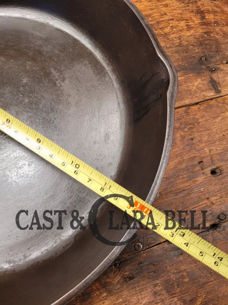 Great Bacon Skillet! Vintage Lodge #10 Cast Iron Skillet With Heat Ring Sk (1960S - 90S)