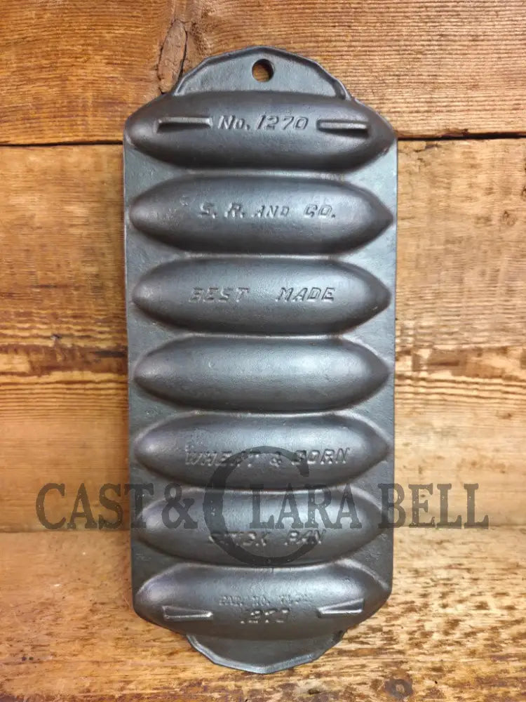 Great collectors piece! Griswold made Sears and Roebuck & Co. ’Best Made’ No. 273 Wheat Corn Stick Pan Bakeware