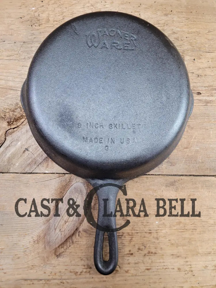 Great Daily User! 1950’S Wagner Ware #6 Skillet With Smooth Bottom And Stylized Logo. Perfect For