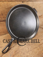 Great daily user! 1950’s Wagner Ware Skillet Griddle. 11 1/4 Inches. Perfect for grilled cheese nachos and more.