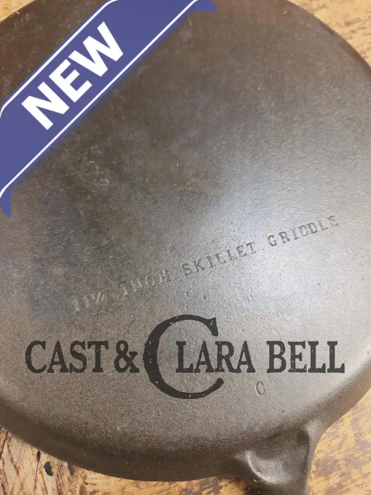 Great daily user! 1950’s Wagner Ware Skillet Griddle. 11 1/4 Inches. Perfect for grilled cheese nachos and more.