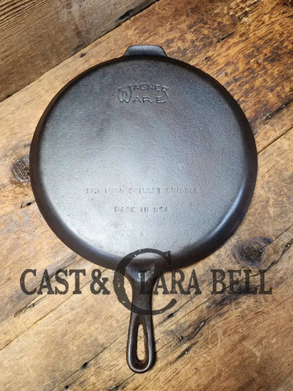 Great Daily User! 1950’S Wagner Ware Skillet Griddle. Perfect For Grilled Cheese Nachos And More!