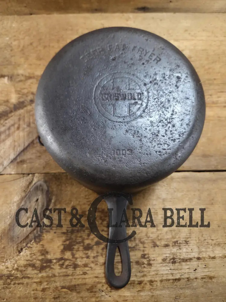 GREAT daily user. Priced to sell (see description) 1930’s Griswold Deep Fat Fryer with Basket p/n 1003. Restored and