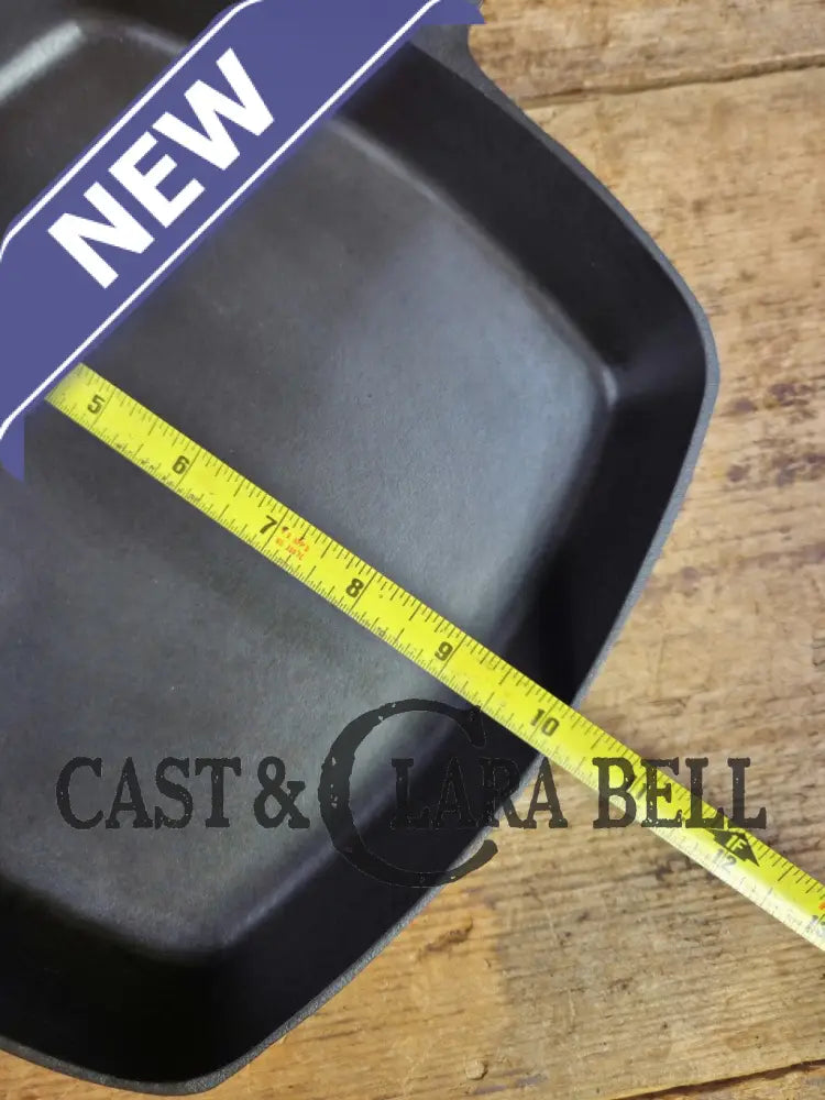 Great daily workhorse! 1950’s era Birmingham (BSR) Stove & Range cast iron square fryer skillet Skillet