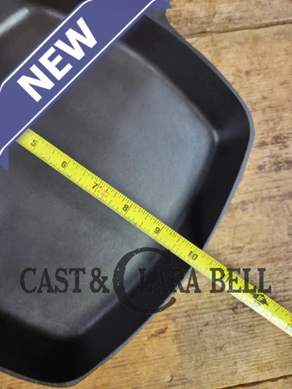 Great daily workhorse! 1950’s era Birmingham (BSR) Stove & Range cast iron square fryer skillet Skillet