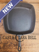 Great daily workhorse! 1950’s era Birmingham (BSR) Stove & Range cast iron square fryer skillet Skillet