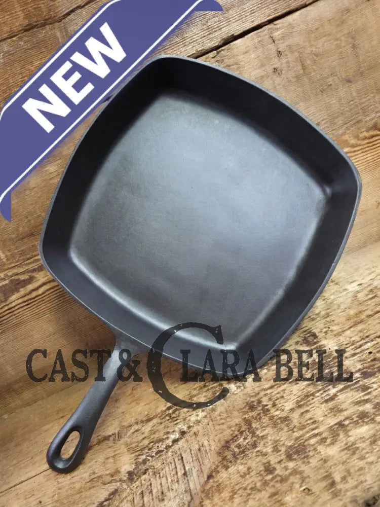 Great daily workhorse! 1950’s era Birmingham (BSR) Stove & Range cast iron square fryer skillet Skillet