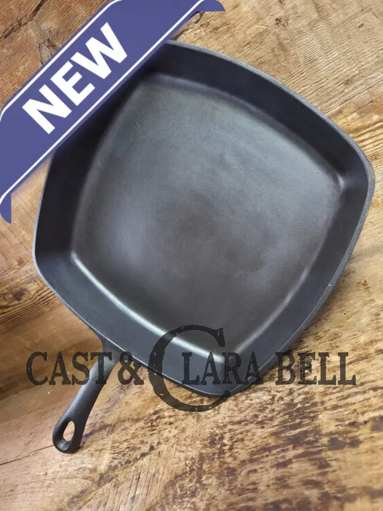 Great daily workhorse! 1950’s era Birmingham (BSR) Stove & Range cast iron square fryer skillet Skillet