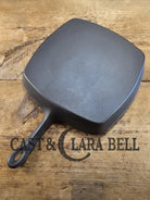 Great daily workhorse! 1950’s era Birmingham (BSR) Stove & Range cast iron square fryer skillet. Skillet