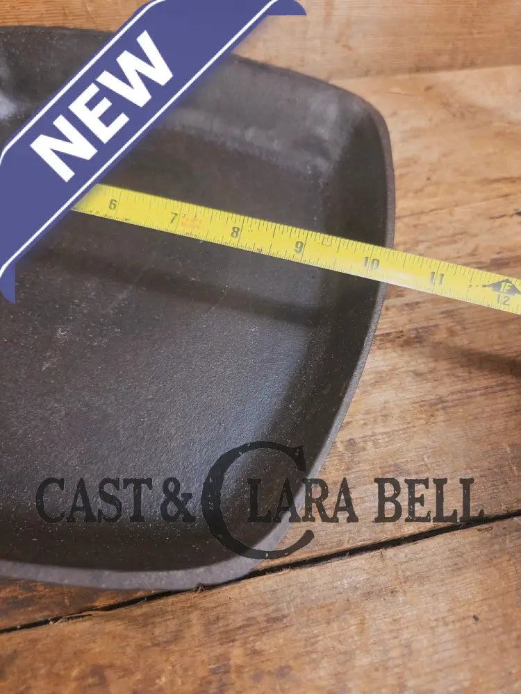 Great daily workhorse! 1950’s era Birmingham (BSR) Stove & Range cast iron square fryer skillet Skillet