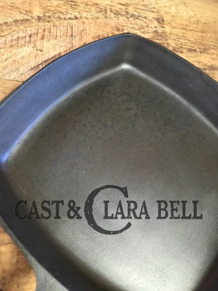 Great daily workhorse! 1950’s era Birmingham (BSR) Stove & Range cast iron square fryer skillet Skillet