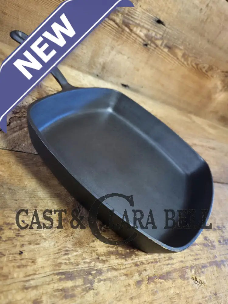 Great daily workhorse! 1950’s era Birmingham (BSR) Stove & Range cast iron square fryer skillet Skillet