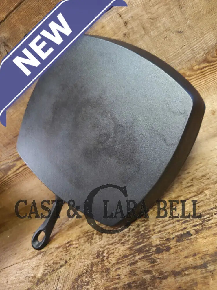 Great daily workhorse! 1950’s era Birmingham (BSR) Stove & Range cast iron square fryer skillet Skillet