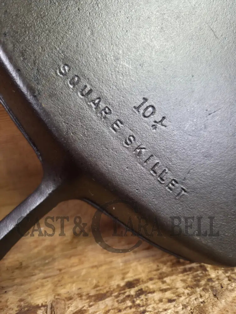 Great daily workhorse! 1960’s era Birmingham (BSR) Stove & Range cast iron square fryer skillet Skillet
