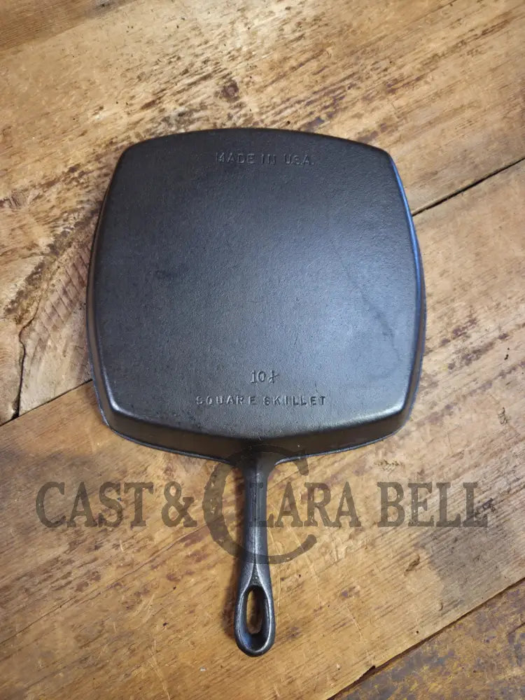 Great daily workhorse! 1960’s era Birmingham (BSR) Stove & Range cast iron square fryer skillet Skillet