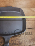Great daily workhorse! Large #9 1950’s era Birmingham (BSR) Stove & Range cast iron square fryer skillet. SC24 Skillet