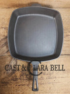 Great daily workhorse! Large #9 1950’s era Birmingham (BSR) Stove & Range cast iron square fryer skillet. SC24 Skillet