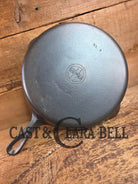 GREAT everyday skillet! Big 1930’s era Griswold #9 Cast Iron Skillet with Small Block Logo 710 Skillet