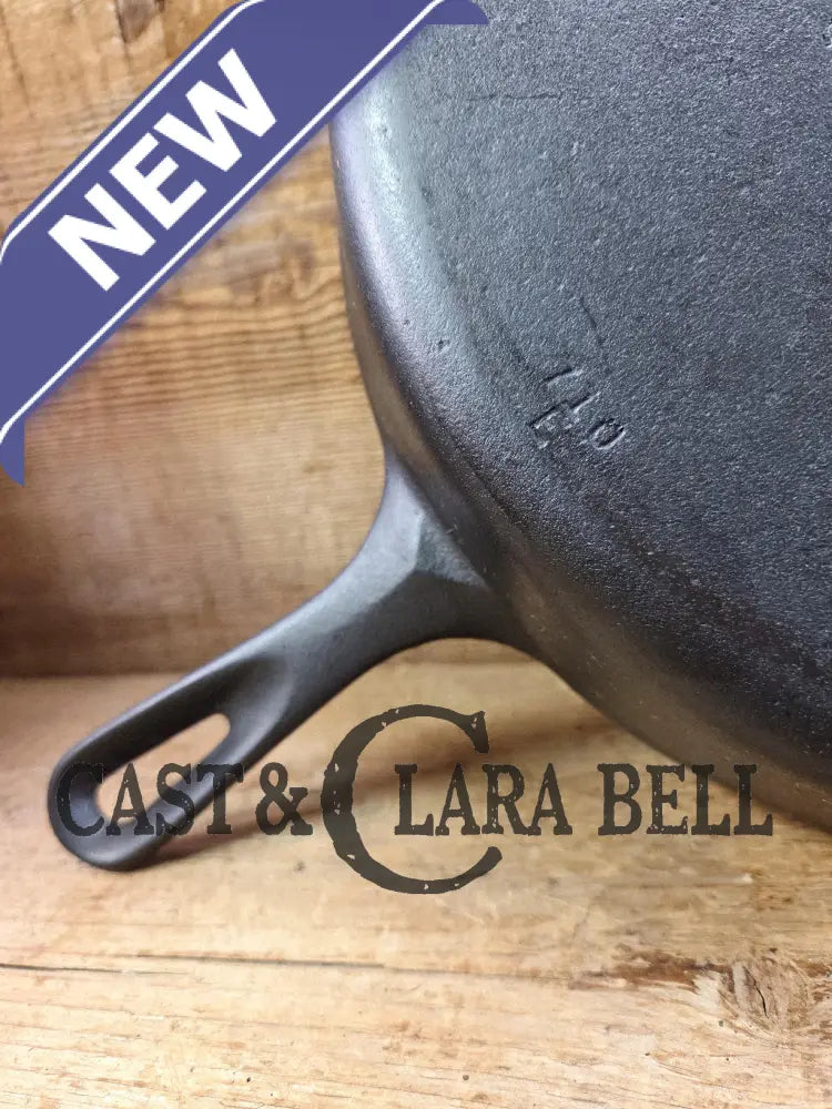 GREAT everyday skillet! Big 1930’s era Griswold #9 Cast Iron Skillet with Small Block Logo 710 E