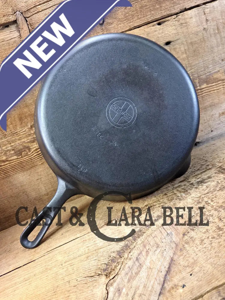 GREAT everyday skillet! Big 1930’s era Griswold #9 Cast Iron Skillet with Small Block Logo 710 E