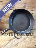 GREAT everyday skillet! Big 1930’s era Griswold #9 Cast Iron Skillet with Small Block Logo 710 E