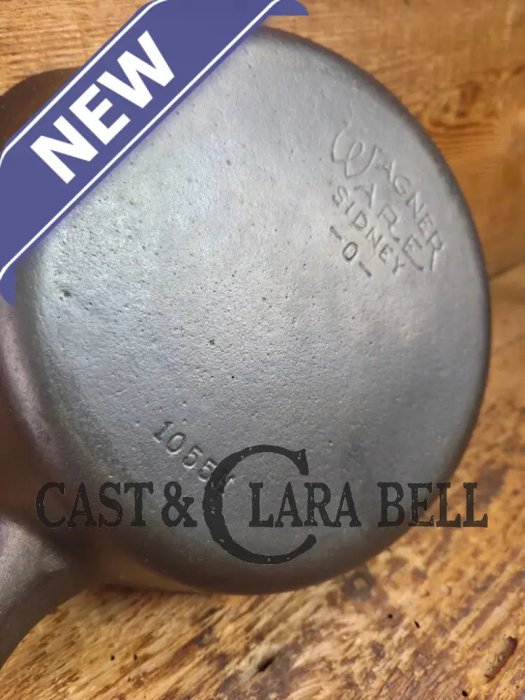 Great first pan! 1930’s Wagner #5 Skillet with Stylized Logo 1055 H Skillet