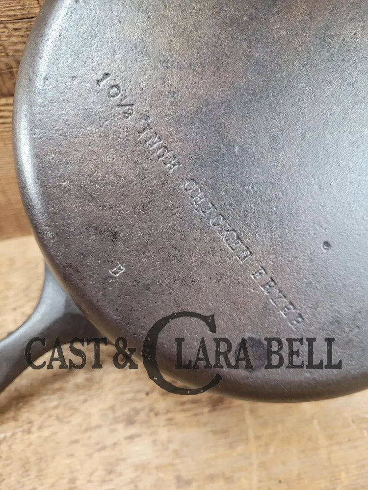 Great First Pan! 1940’S Wagner #8 Cast Iron Deep Skillet 10 1/2 Inch Skillet. Chicken Fryer