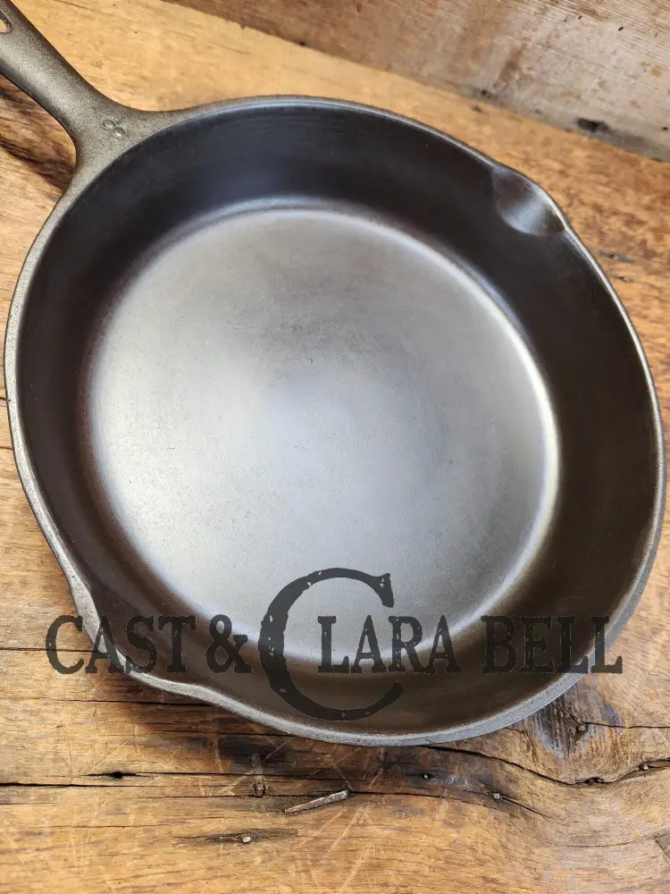 Great First Pan! 1940’S Wagner #8 Cast Iron Skillet 10 1/2 Inch