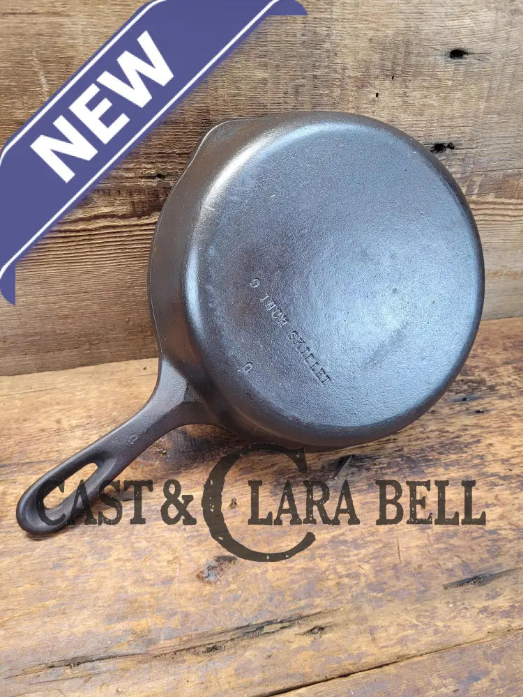 Great First Skillet! 1930’S Wagner Unmarked #6 Cast Iron Sautee Skillet. Skillet