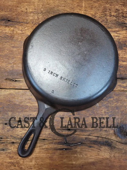 Great First Skillet! 1930’S Wagner Unmarked #6 Cast Iron Sautee Skillet. Skillet