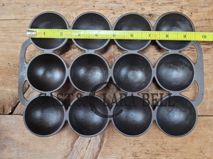 Great Gift! 1930’S #9 Wagner ’Golf Ball’ Brownie Pan. Open Air Design Gorgeous! Bakeware