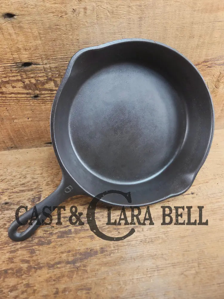 Great Gift! 1930’s Wagner Unmarked #6 Cast Iron Sautee Skillet Skillet
