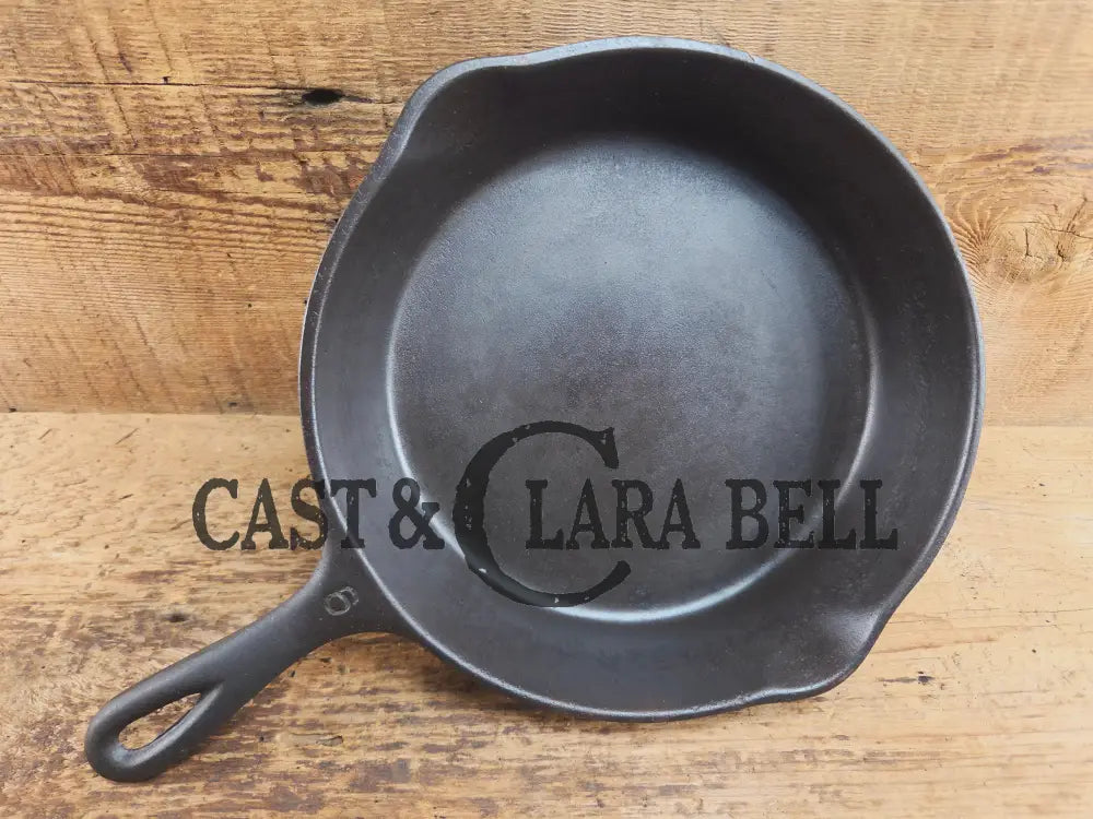 Great Gift! 1930’s Wagner Unmarked #6 Cast Iron Sautee Skillet Skillet