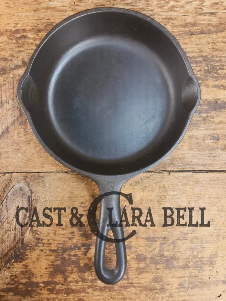 Great Gift! 1930’s Wagner Ware #3 Cast Iron Egg Skillet 1053 Q. Great skillet for kids and for quick small plates