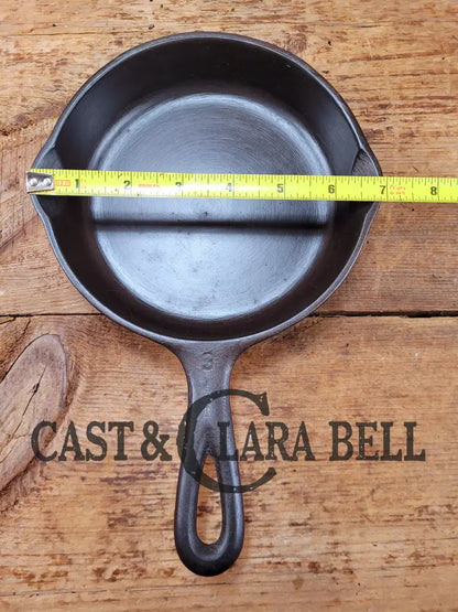 Great Gift! 1930’S Wagner Ware #3 Cast Iron Egg Skillet 1053 R