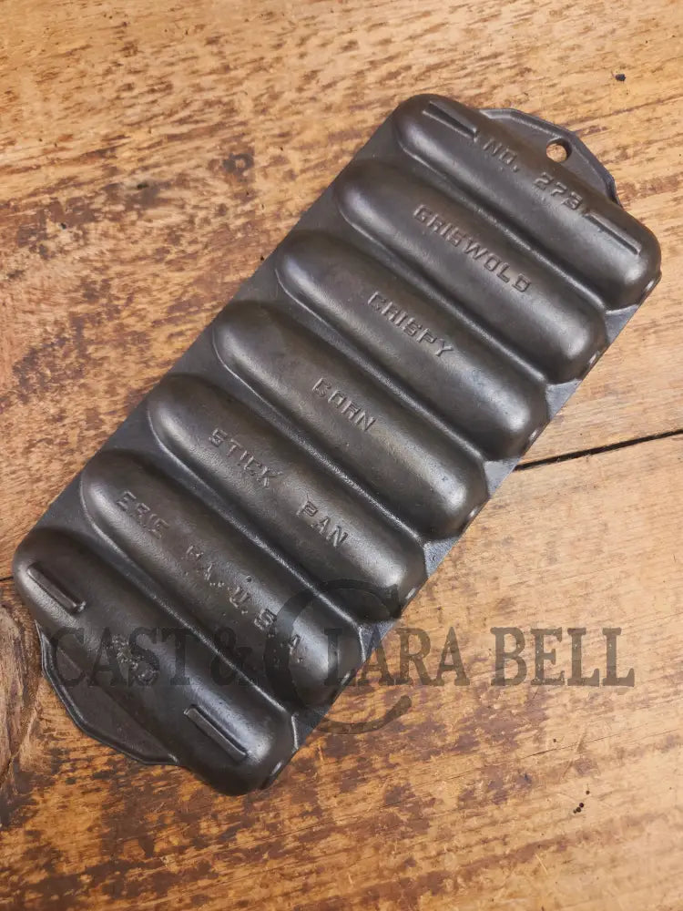 Great Gift! Griswold No. 273 Crispy Corn Stick Cast Iron Pan 930 Bakeware