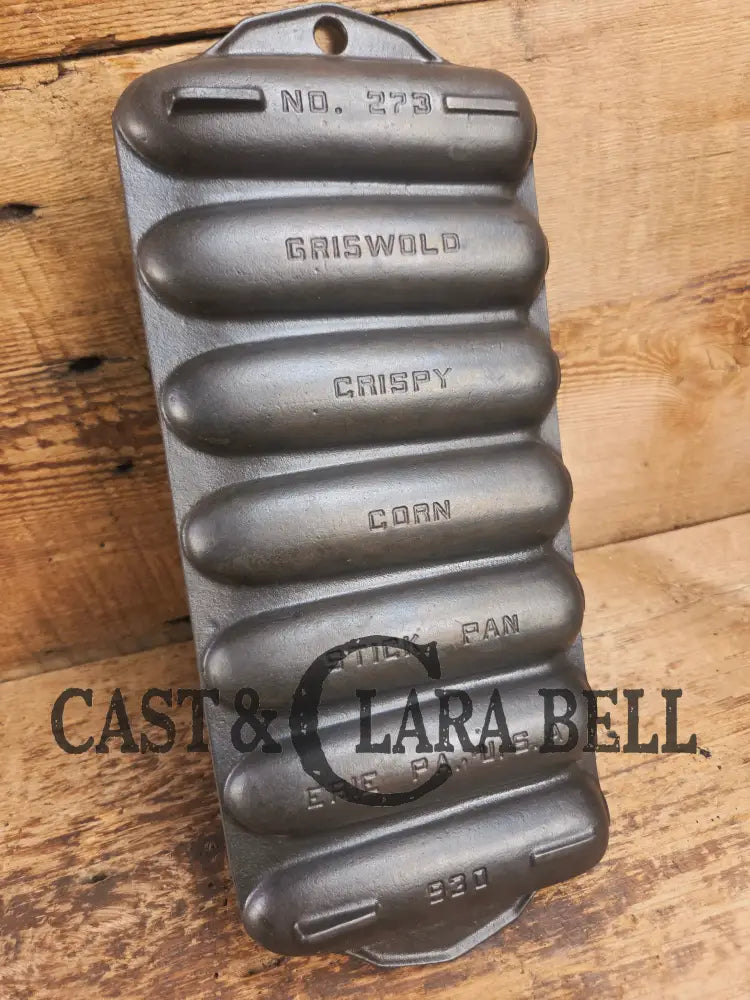 Great Gift! Griswold No. 273 Crispy Corn Stick Cast Iron Pan 930 Bakeware