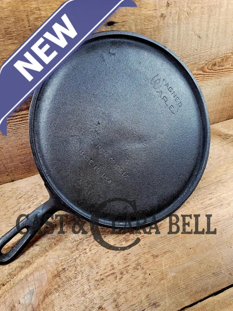 Great Gift Idea! 1930’S Wagner #9 Round Griddle Stylized Logo. Perfect For Grilled Cheese