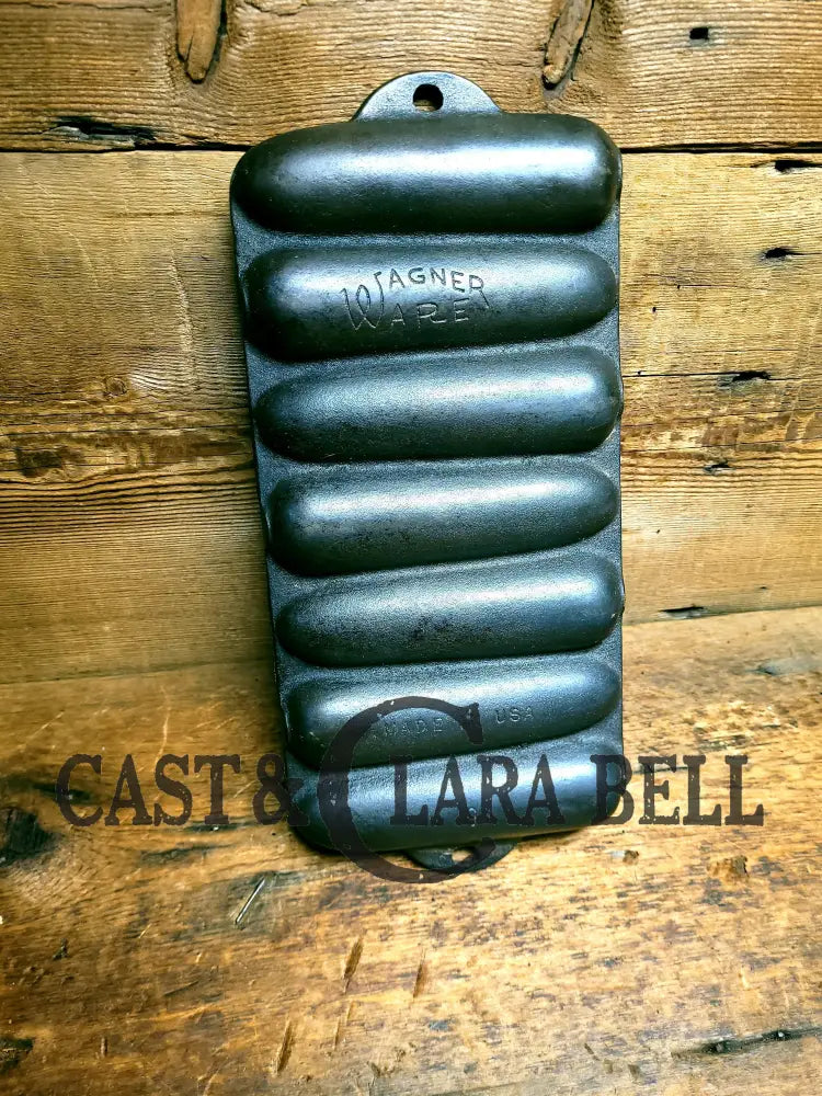 GREAT gift idea 1950 s Wagner Ware Corn Pone gem pan. Makes wonderful bread sticks cornbread