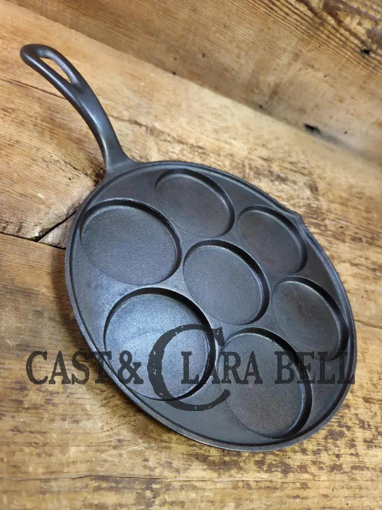 GREAT gift idea! Wagner made Griswold No. 34 Cast Iron Plett Pan with Block Logo 2980 A