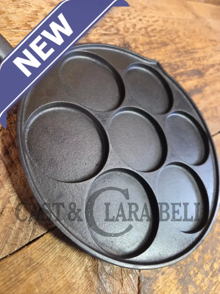 GREAT gift idea! Wagner made Griswold No. 34 Cast Iron Plett Pan with Block Logo 2980 A - Skillet