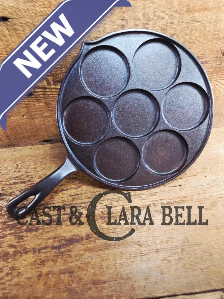 GREAT gift idea! Wagner made Griswold No. 34 Cast Iron Plett Pan with Block Logo 2980 A Skillet